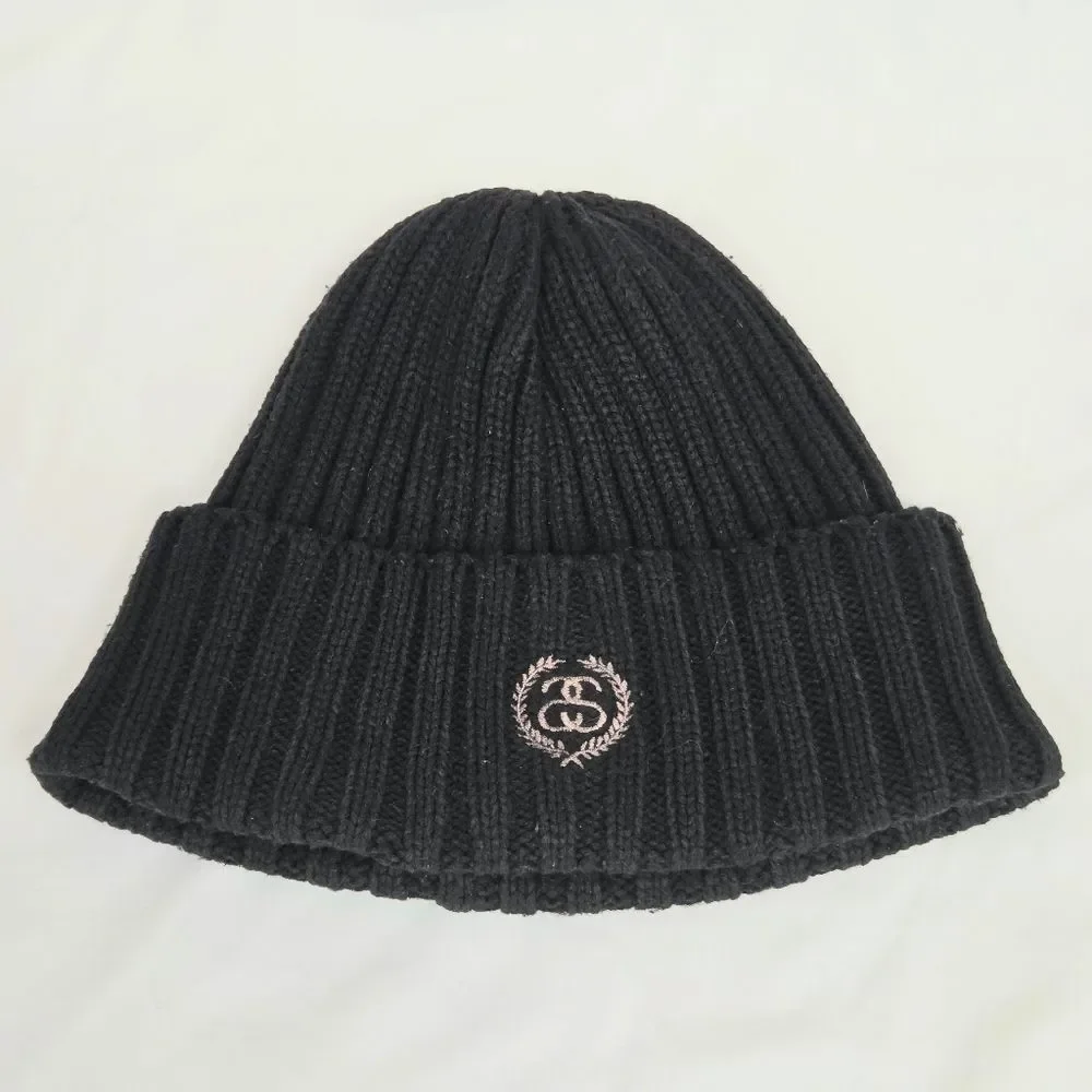 Stussy Crest Wide Rib Knit Beanie